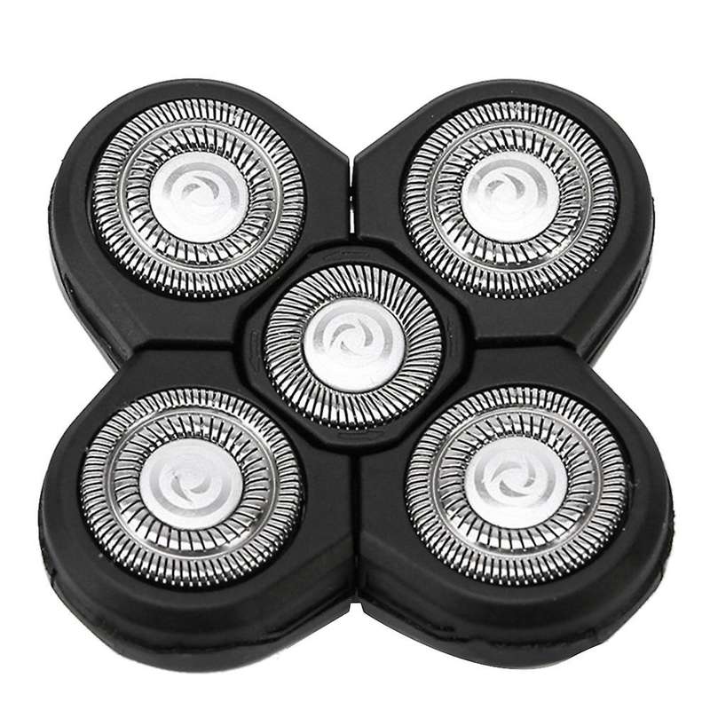 2-piece Shaver Replacement Head Rotating Five-blade Head