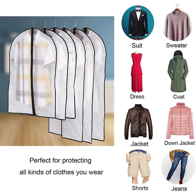 Garment Covers Dustproof Clothes Covers Moth Proof Coat Bag,2