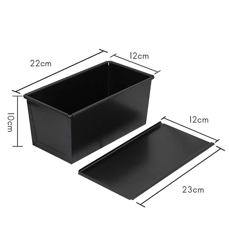 450g Carbon Steel Bread Loaf Pan with Cover Professional Maker Pan