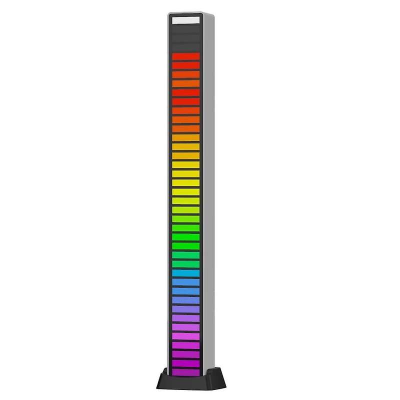 Rgb Sound Control Pickup Rhythm Light, with 40 Bit Indicator Silver