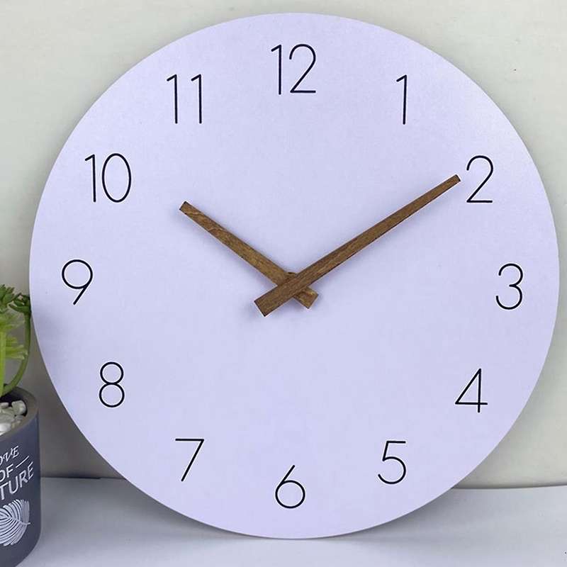 Wall Clock - Silent Non-ticking 12 Inch Wall Clocks Battery Operated