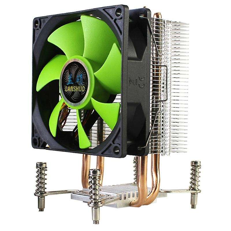 Lanshuo Cpu Cooler 2 Heat Pipes Cooler Fan (3pin Single Fan)