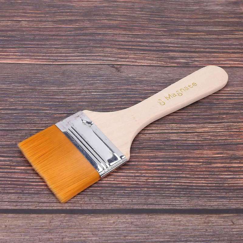12 Pcs Wooden Oil Painting Brushes Set Watercolor Paint Tool