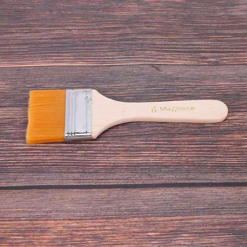 12 Pcs Wooden Oil Painting Brushes Set Watercolor Paint Tool