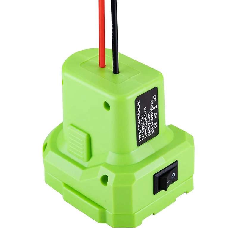 Power Wheel Adapter with Fuse & Switch & Wire Terminals