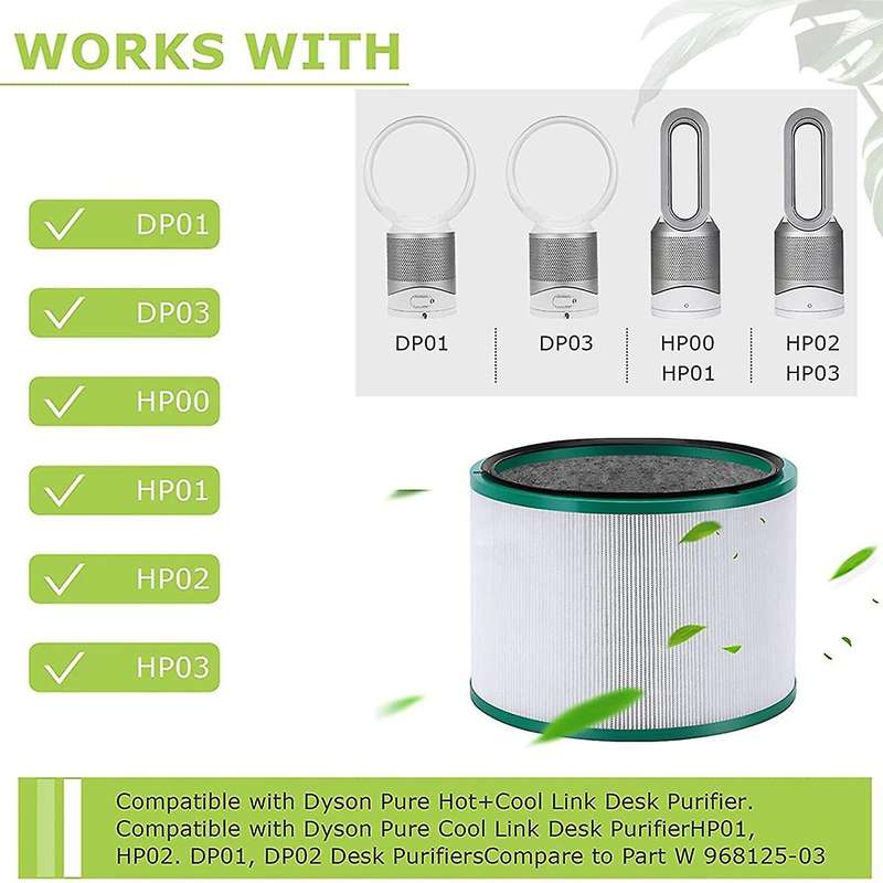 Filter for Dyson Pure Cool Hp03 Dp01 Dp03 Desktop Air Purifier &hp00