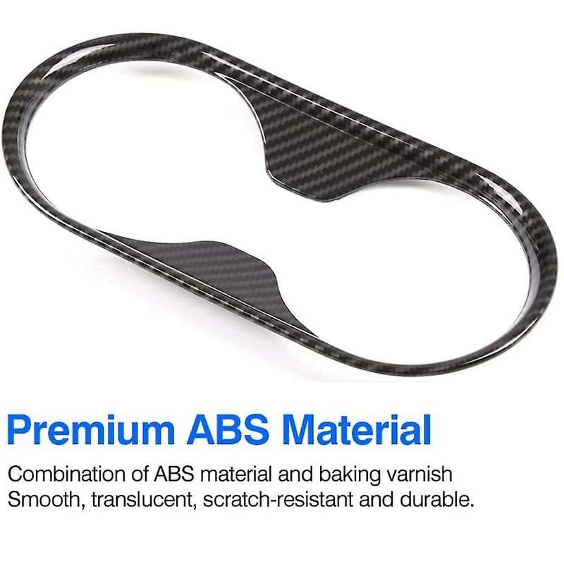 For Ford Ranger Everest 2015+ Car Water Cup Holder Cover,carbon Fiber