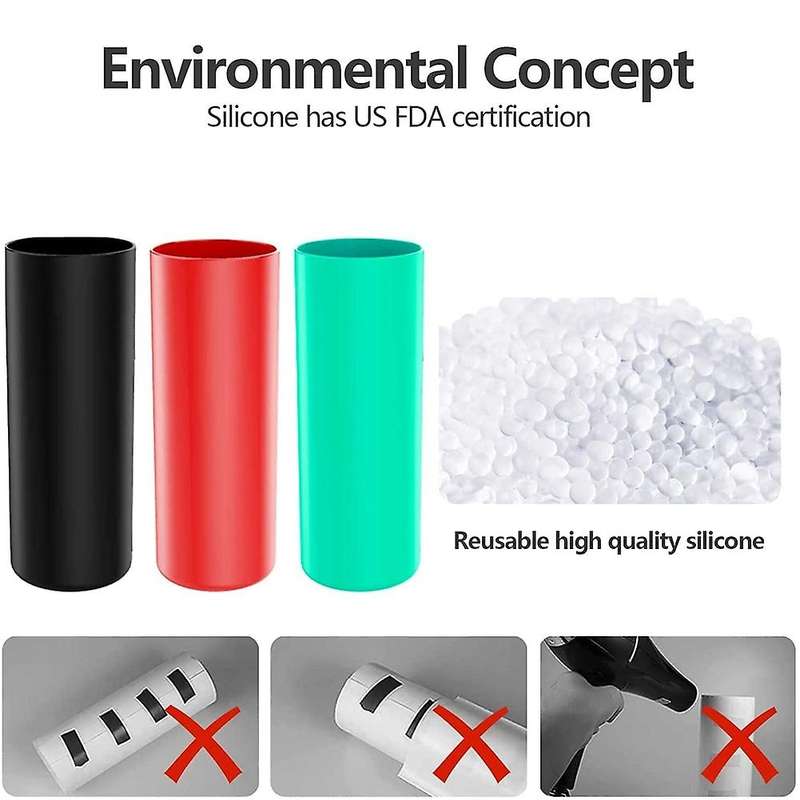 Reusable Silicone Wrap for 20oz Sublimation Skinny Tumblers, B