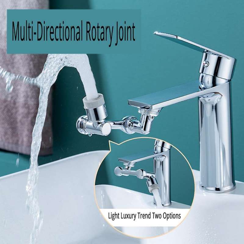 1080 Degree Rotation Splash Filter Extend Adapter Faucets,dual-mode