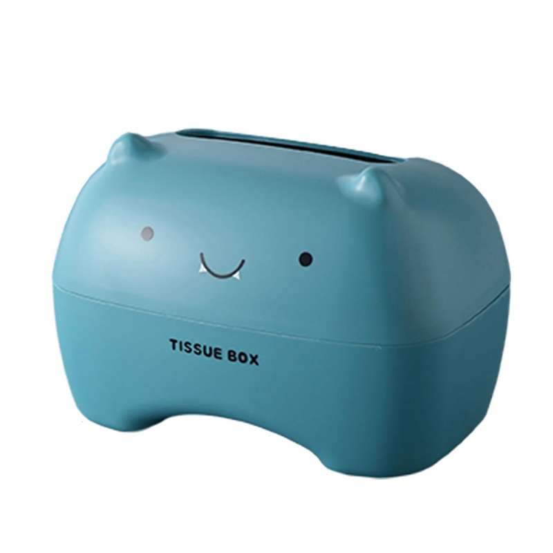 Kosmetiktcherbox,taschentuchspender Papierhandtuch Box (blau)