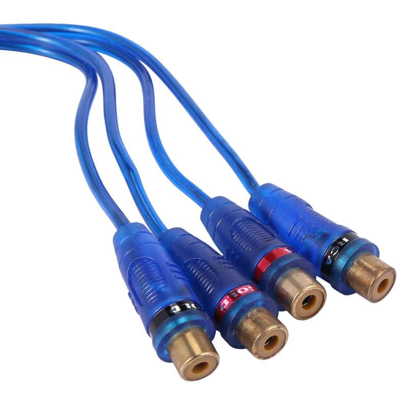 Universal 4 Channel Rca Input Output Ground Loop Isolator Line