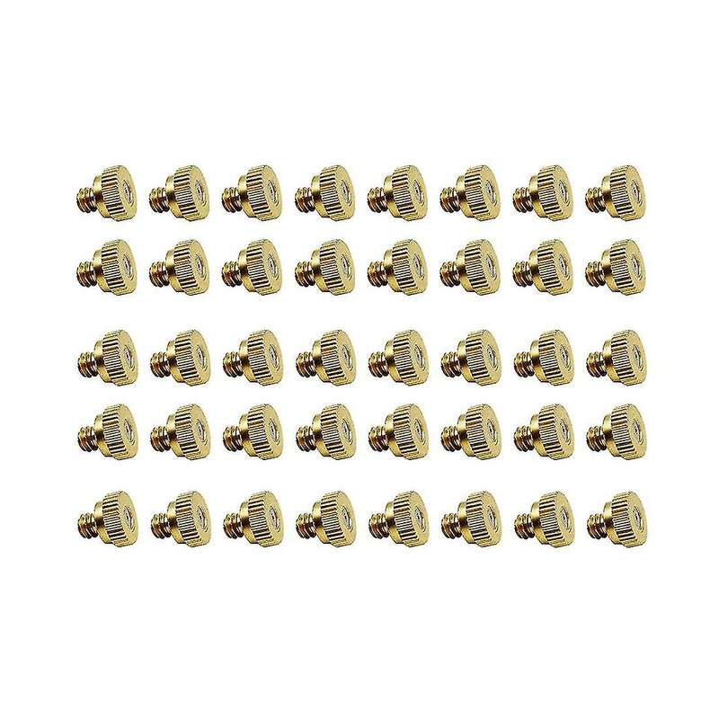 40pack Low Pressure Atomizing Mist Nozzle,0.016 Inch Orifice(0.4mm)