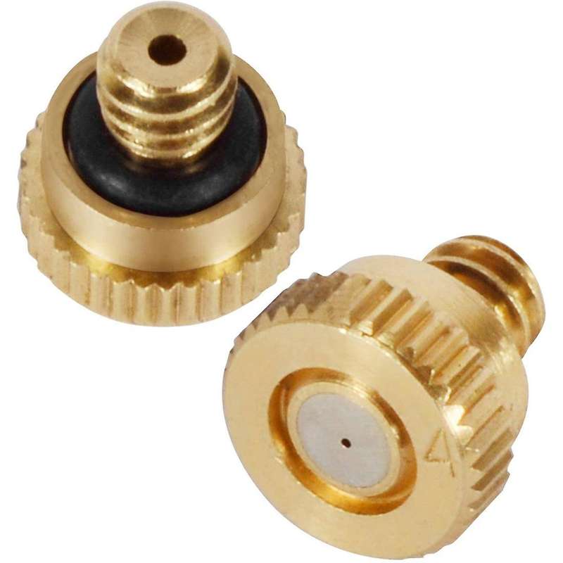 40pack Low Pressure Atomizing Mist Nozzle,0.016 Inch Orifice(0.4mm)