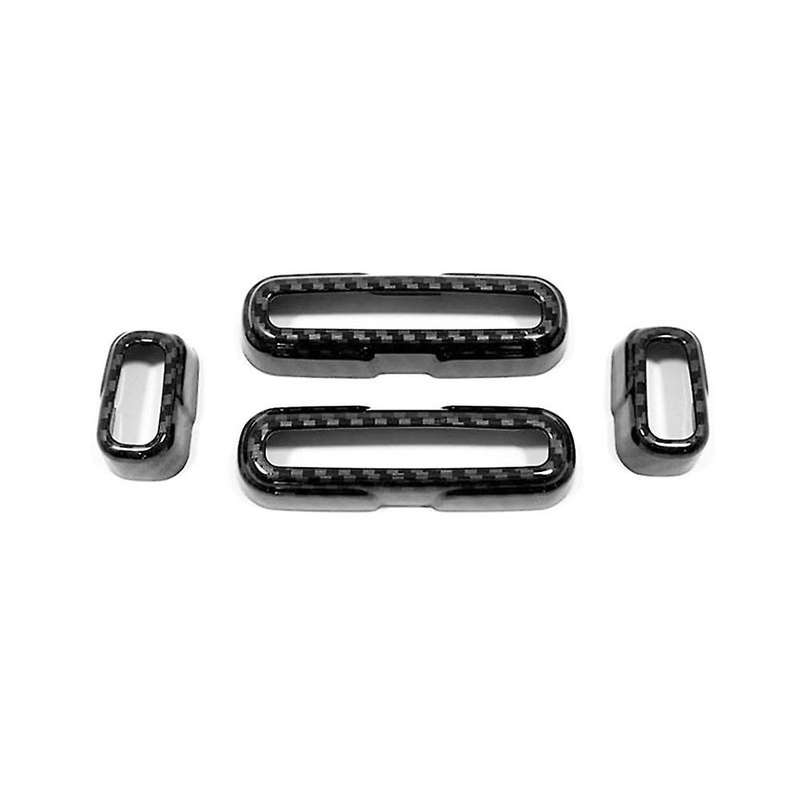 Car Seats Adjustment Switch Knob Control Cover Trim Carbon Fiber