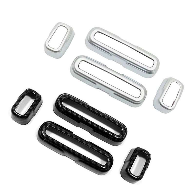 Car Seats Adjustment Switch Knob Control Cover Trim Carbon Fiber