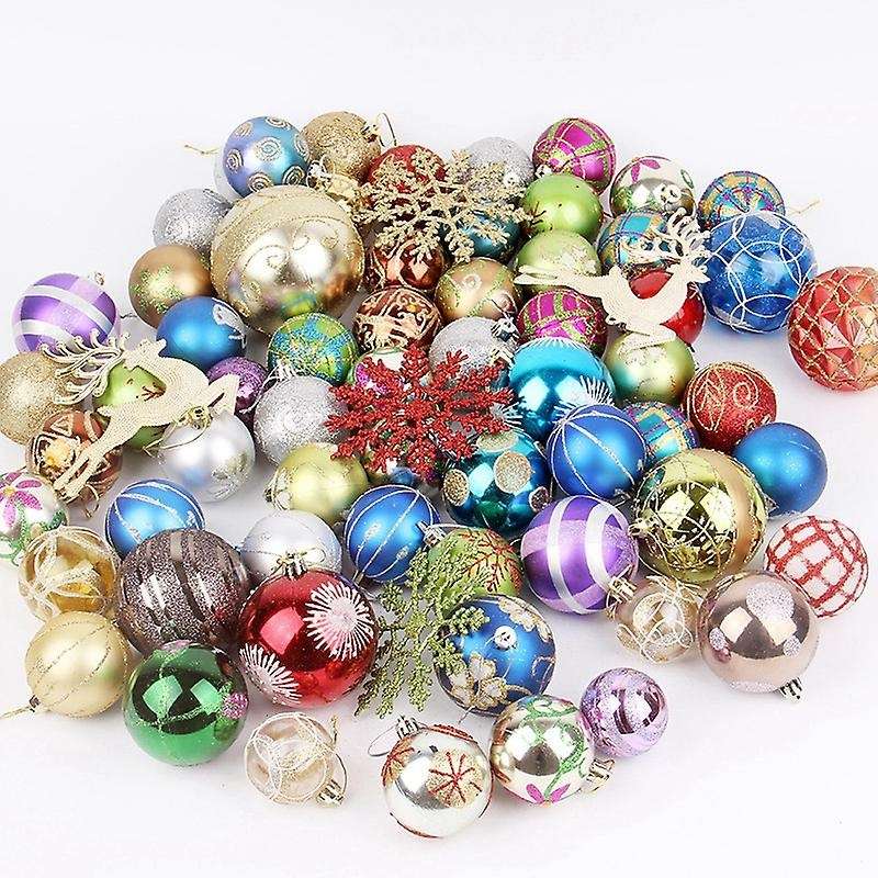 1 Set Christmas Balls for Xmas Christmas Tree Decor Set for New Year