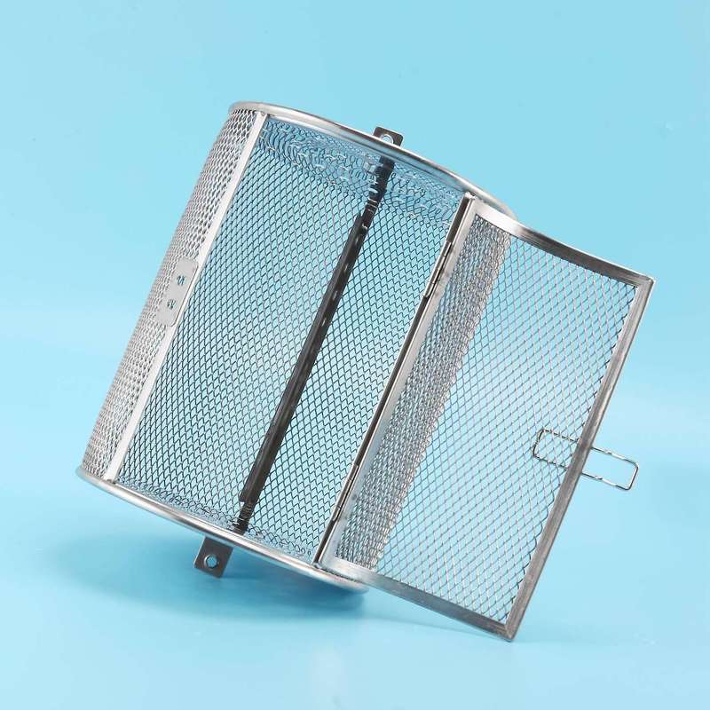 14x18cm Stainless Steel Roast Basket for Bbq Grill Bakeware Tool