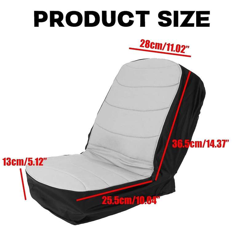11 Inch Universal Mower Seat Cover for Vehicle Forklift Tractor Mower