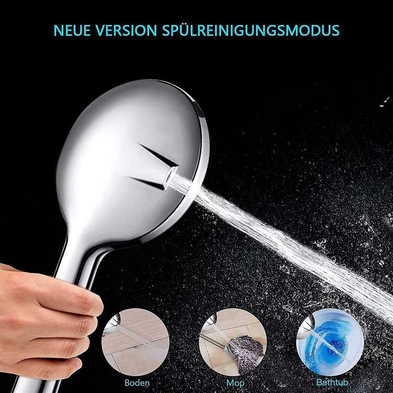 Shower Head Water-saving Rain Shower Pressure Increasing -6 Jet Types
