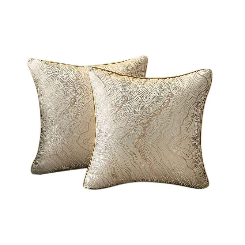 2pcs Decorative Throw Pillow Covers Set Square Case 45 X 45 Cm