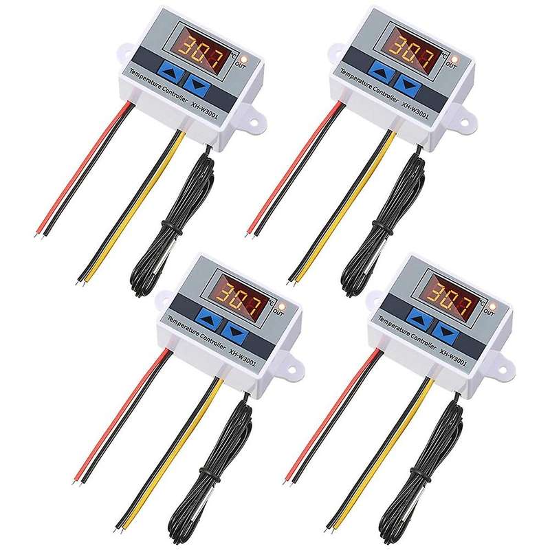 4pc Xh-w3001 Digital Temperature Controller Module Thermostat Switch