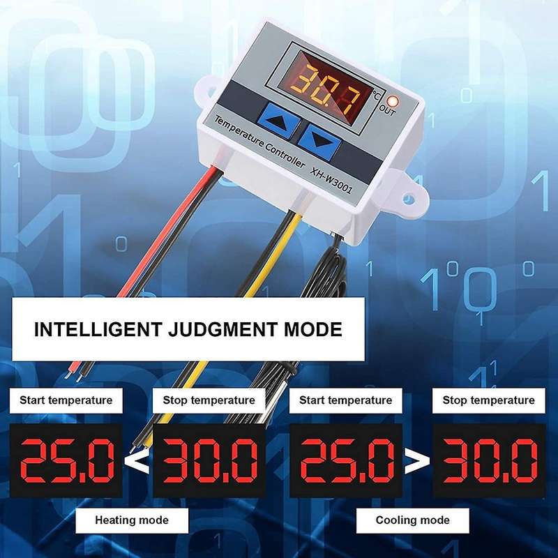 4pc Xh-w3001 Digital Temperature Controller Module Thermostat Switch