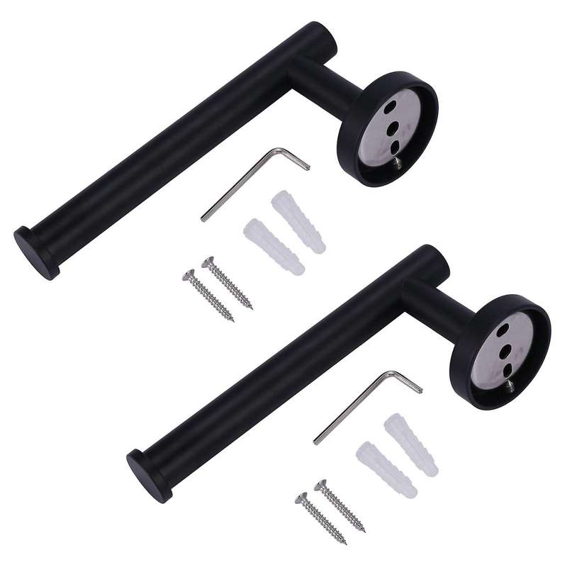 Toilet Paper Holder Paper Holder Waterproof Toilet Paper Holder Black