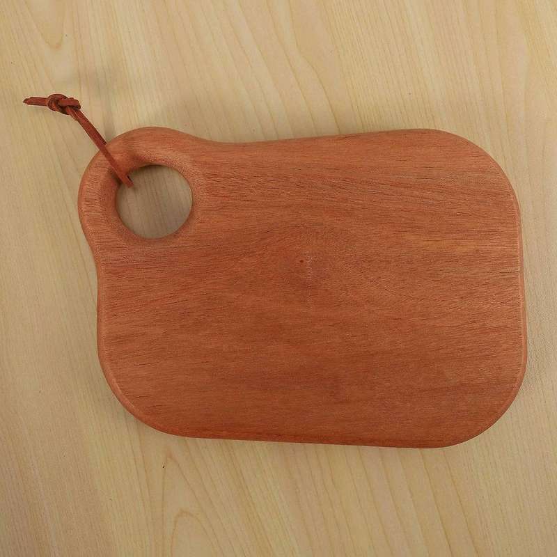 Simple Ebony Wood Cutting Board Kitchen Household Cutting Board, S