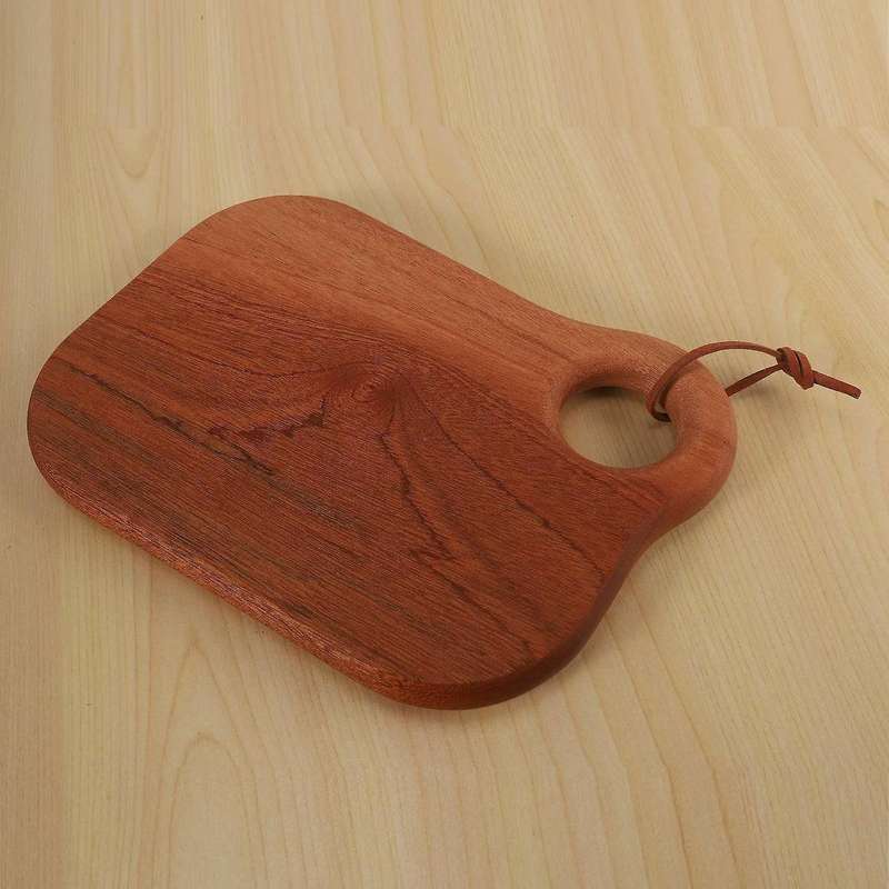 Simple Ebony Wood Cutting Board Kitchen Household Cutting Board, S
