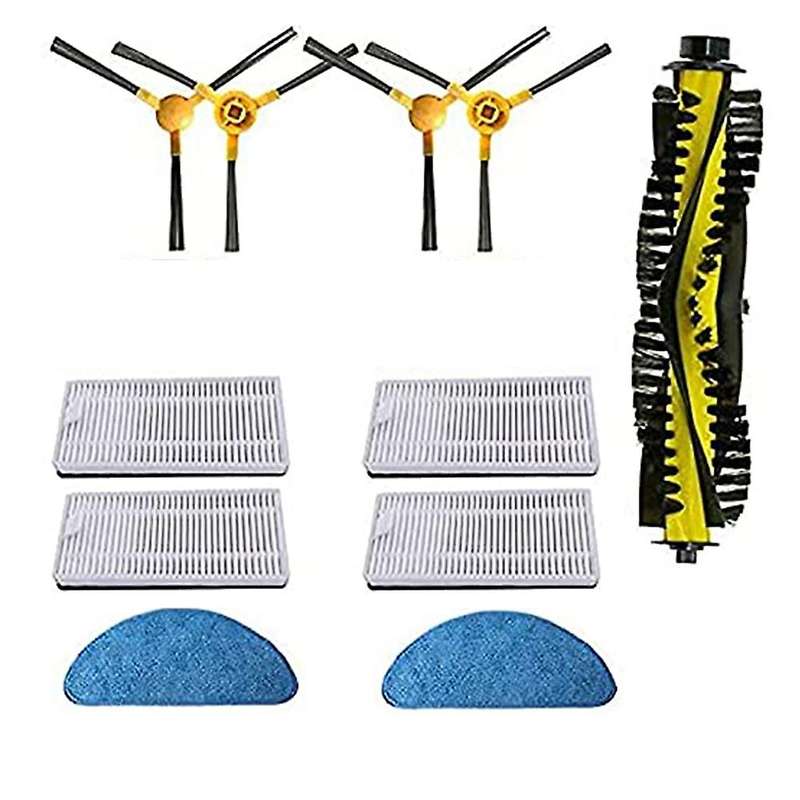 Parts Roller Brush Side Brush Filter for Neatsvor X500 Vacuum Cleaner
