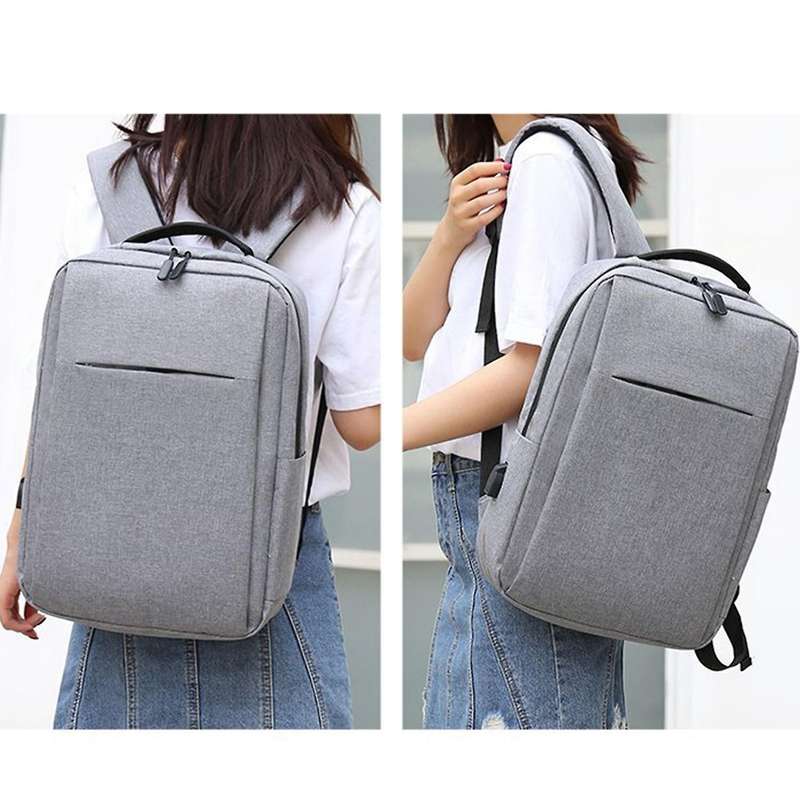 Anti-theft Laptop Backpack Large Capacity Travel Bag-black