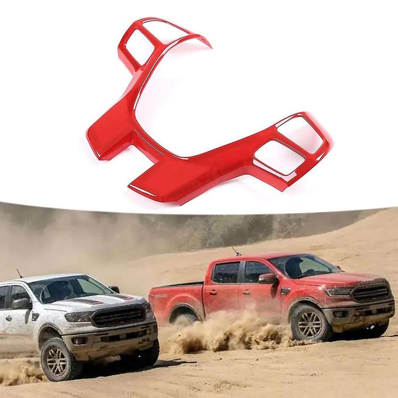 Car Steering Wheel Frame Decorator Cover Fit for Ford Ranger Everest