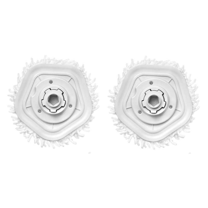2pcs Detachable Washable Mop Cloth Holder Replacement Parts