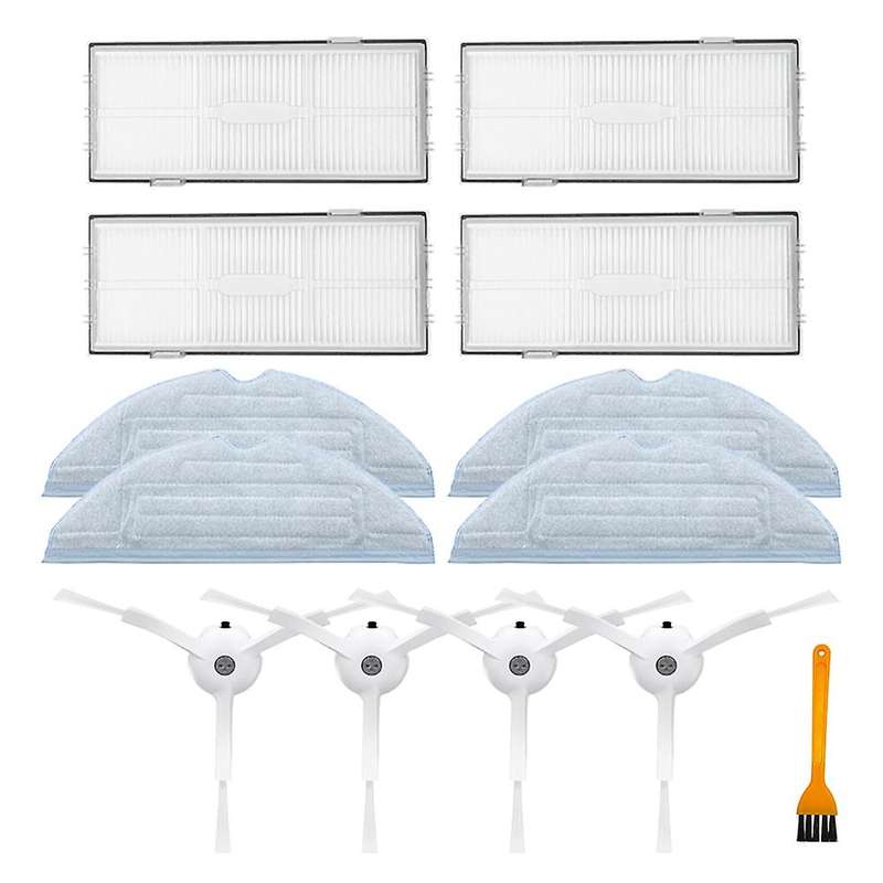 13pcs Replacement Mop Rag Hepa Filter Side Brush for Xiaomi Roborock