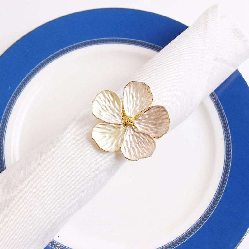 10pcs/lot Wedding Simple Plum Flower Napkin 5 Petals Lucky Flower