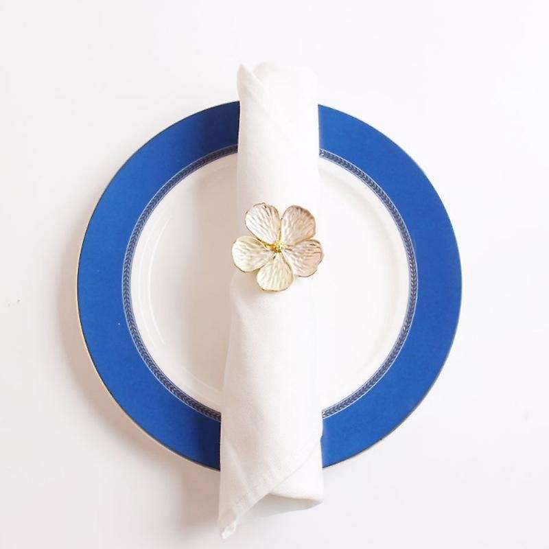 10pcs/lot Wedding Simple Plum Flower Napkin 5 Petals Lucky Flower