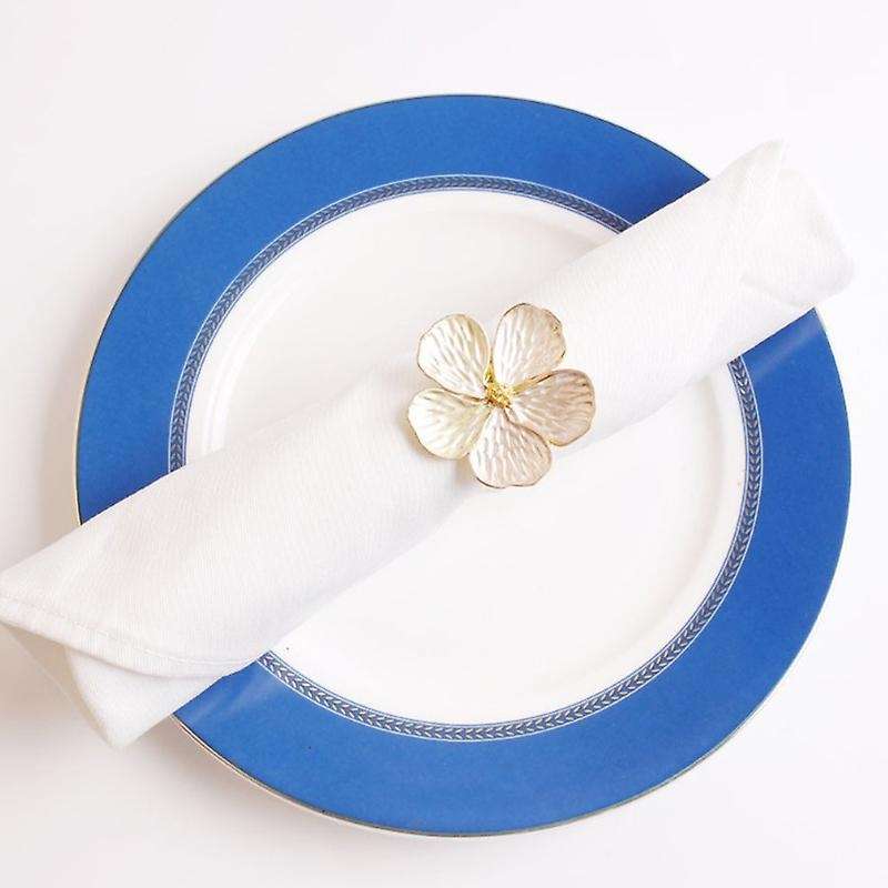 10pcs/lot Wedding Simple Plum Flower Napkin 5 Petals Lucky Flower