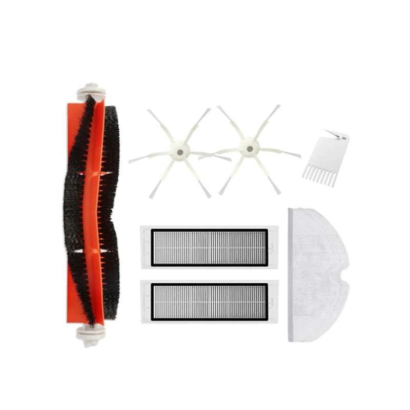 Filter+side Brush+main Brush+mop Cloths for Xiaomi Roborock S50 S51