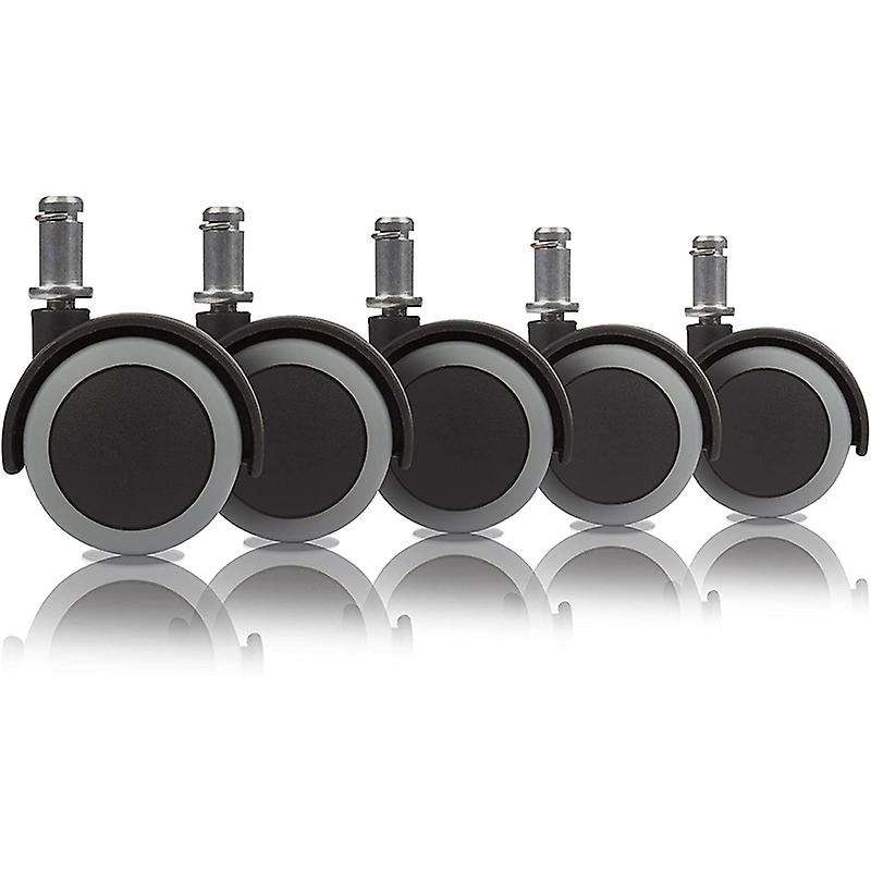 5pcs Universal Mute Caster 25kg Wheel 2inch Office Chair 360 Degree