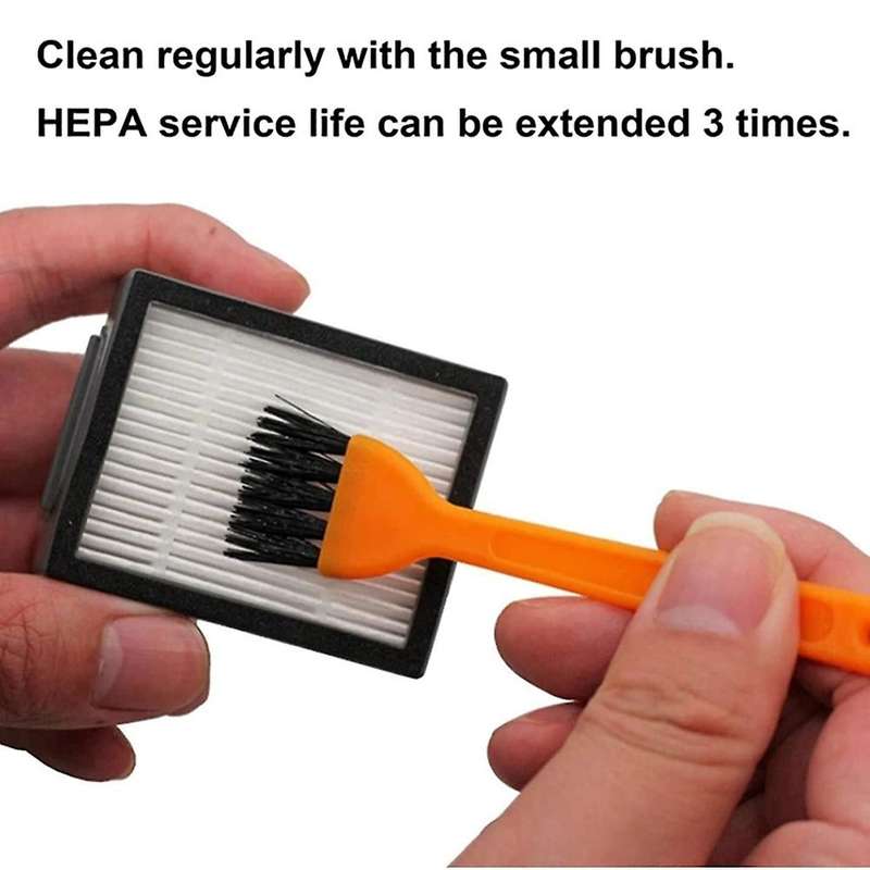 Hepa Filter Side Brush for Irobot Roomba I7 I7+ I6 I8 I3 Plus E5 E6