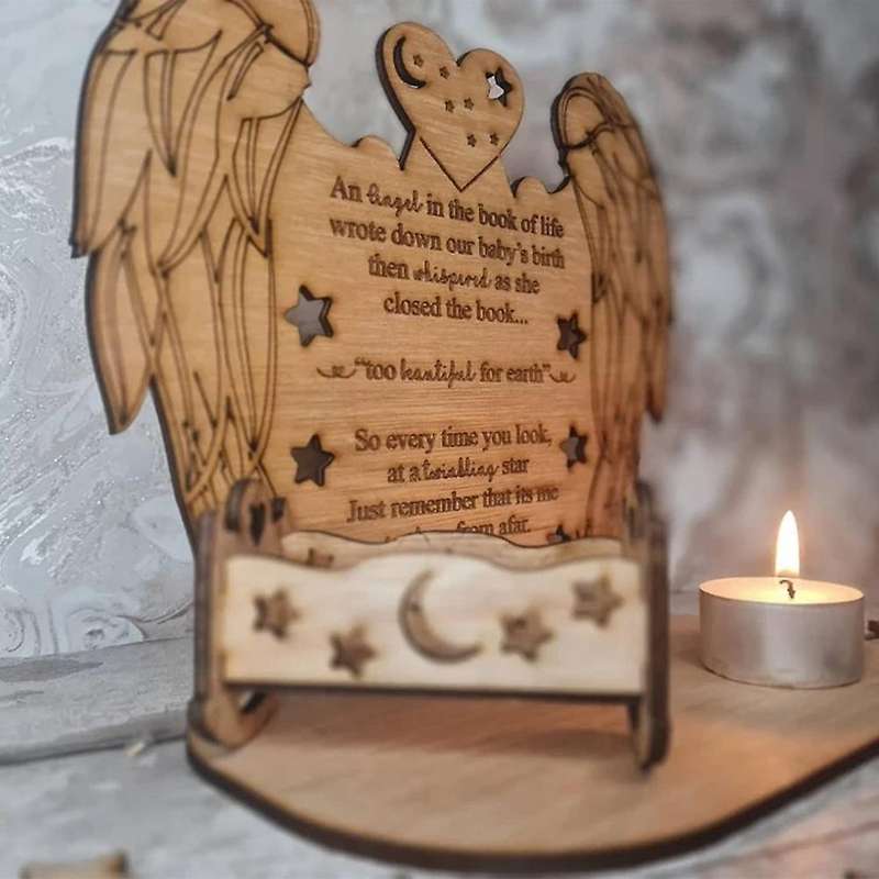 Christmas Remembrance Candle Ornament Candle Holder Merry Xmas Memory