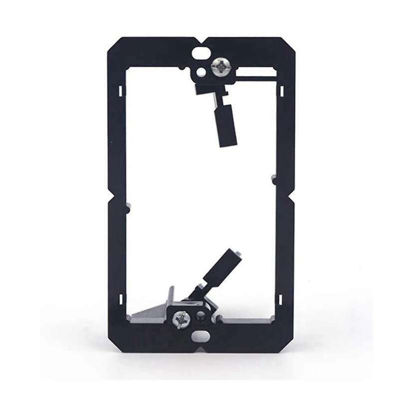 12 Pcs Single Gang (1-gang) Low Voltage Mounting Bracket - Black