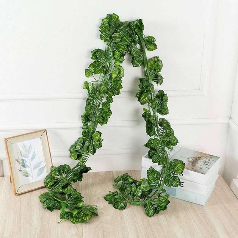 12pcs Artificial Ivy Garland for Wedding Backdrop Wall Jungle Party