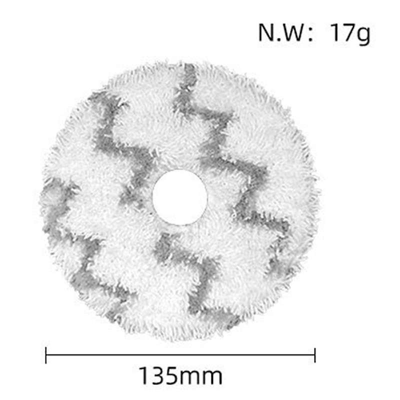 10pcs Mop Cloths Rag for Xiaomi Roidmi Self-cleaning Emptying Robot