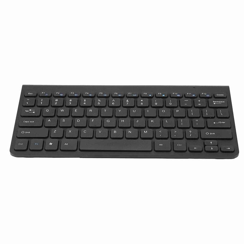 Mini Wireless Mouse Keyboard for Laptop Desktop Multimedia Black