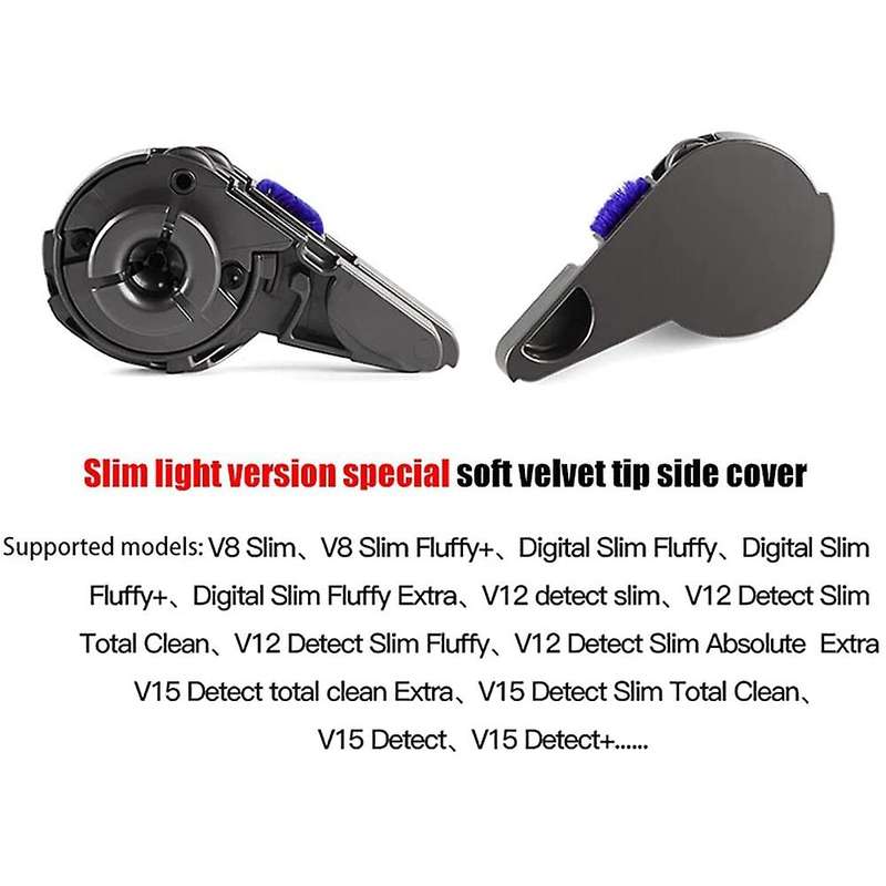 Roller Brush Bar End Cap Cover for Dyson Digital Slim,v8 Slim Cleaner