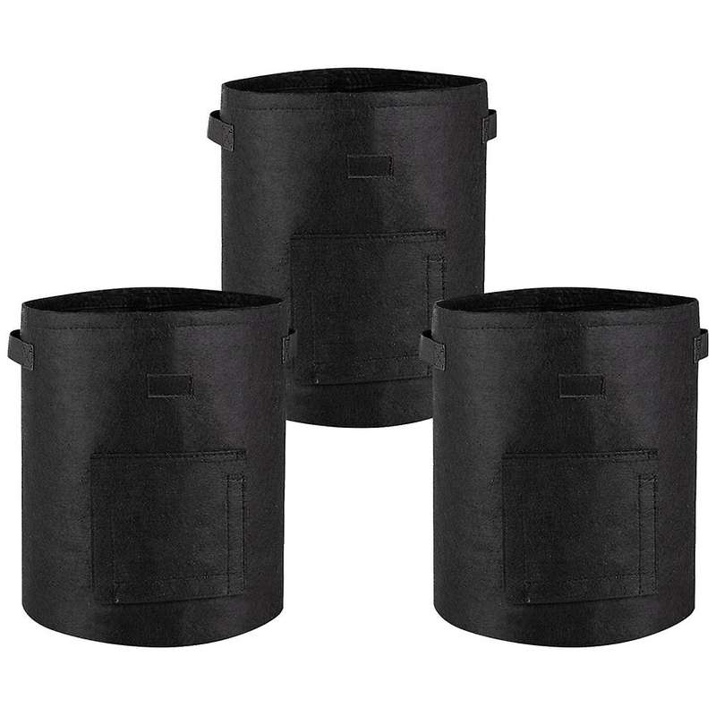 3packs 10 Gallon Plant Grow Bags with Breathable and Two Handles