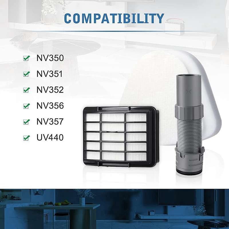 1 Set Filter Set with Floor Nozzle Hose for Shark Navigator Nv350