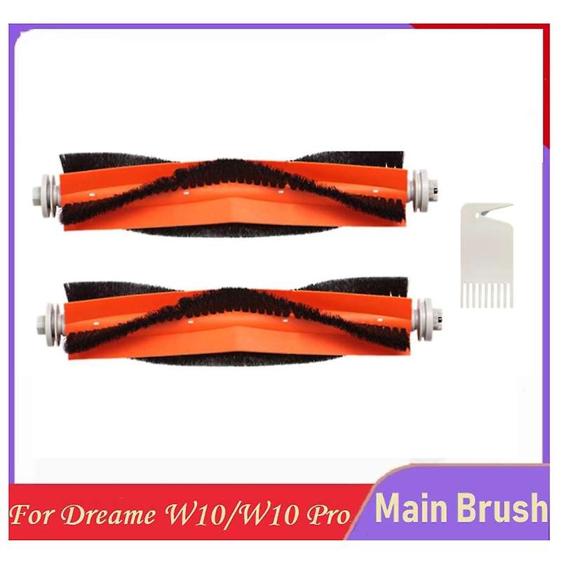 3pcs Replacement Main Brush for Dreame Bot W10 / W10 Pro