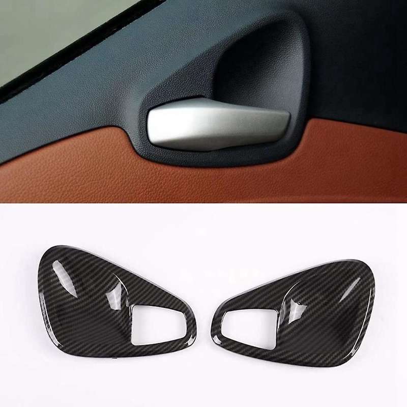 Inner Door Handle Trim for Smart 451 Fortwo 2010-2014, Carbon Fiber